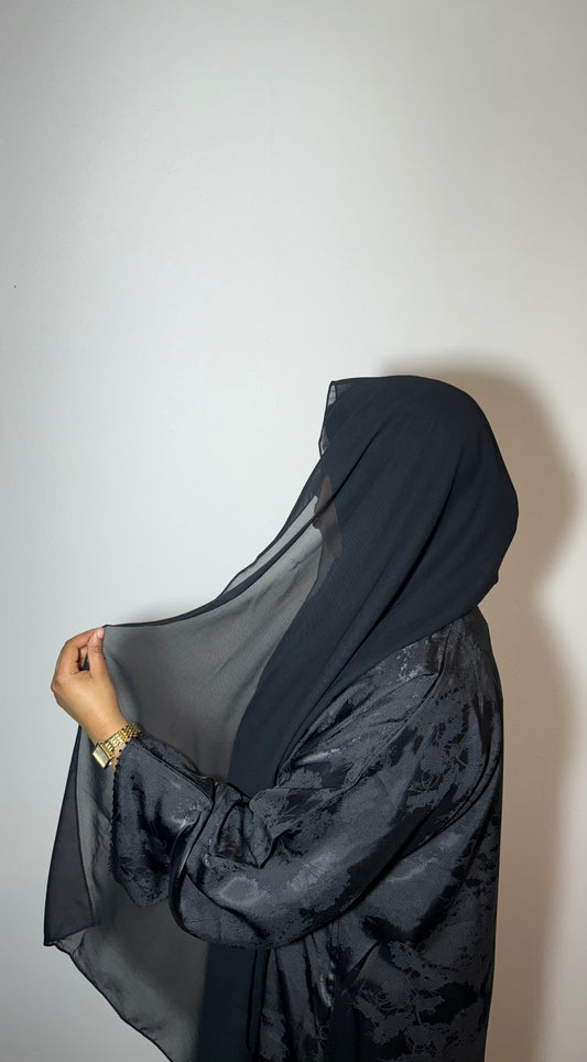 Black Abaya set